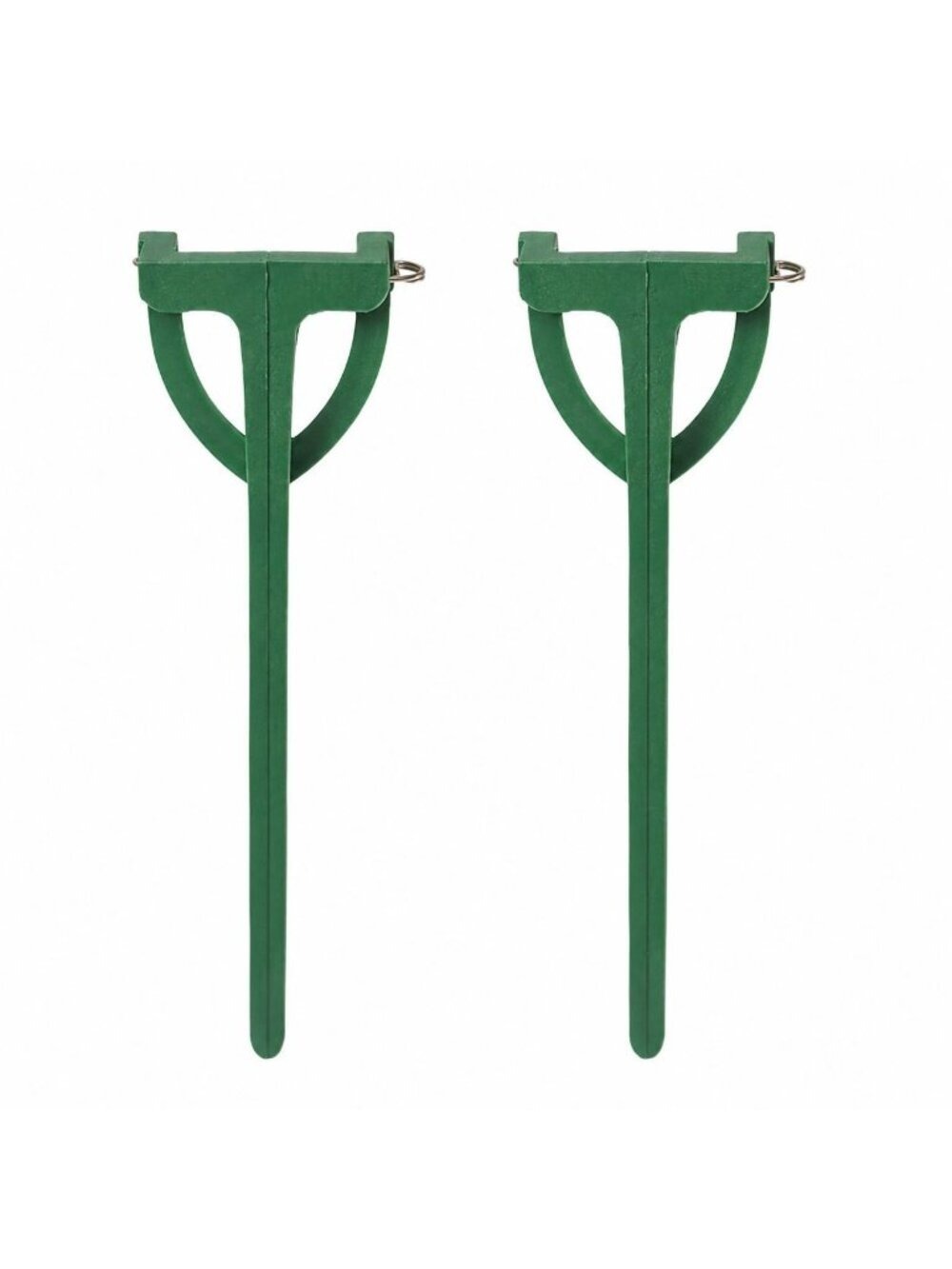 Boutonniere Pins Set of 2 Green Floral Holders Wedding